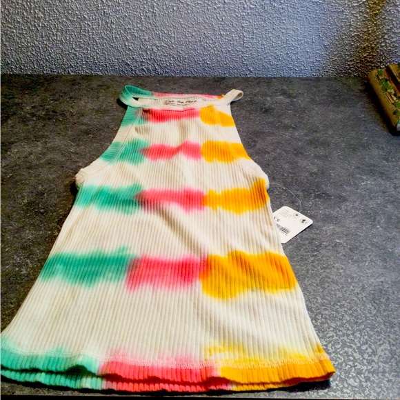 Free People Runs Large Tank Tie Dye NWT Reduced Shipping - Picture 1 of 4